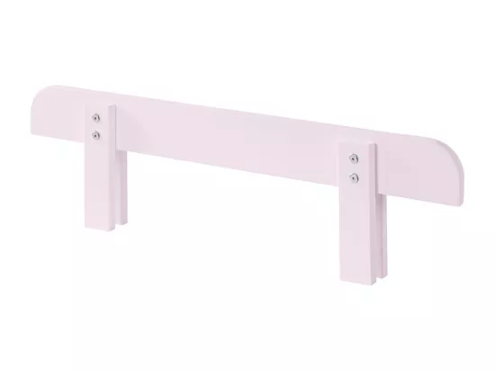 BODHI PINK - Lit 90x200cm avec Barrière + Chevet + Coffre + Etagères