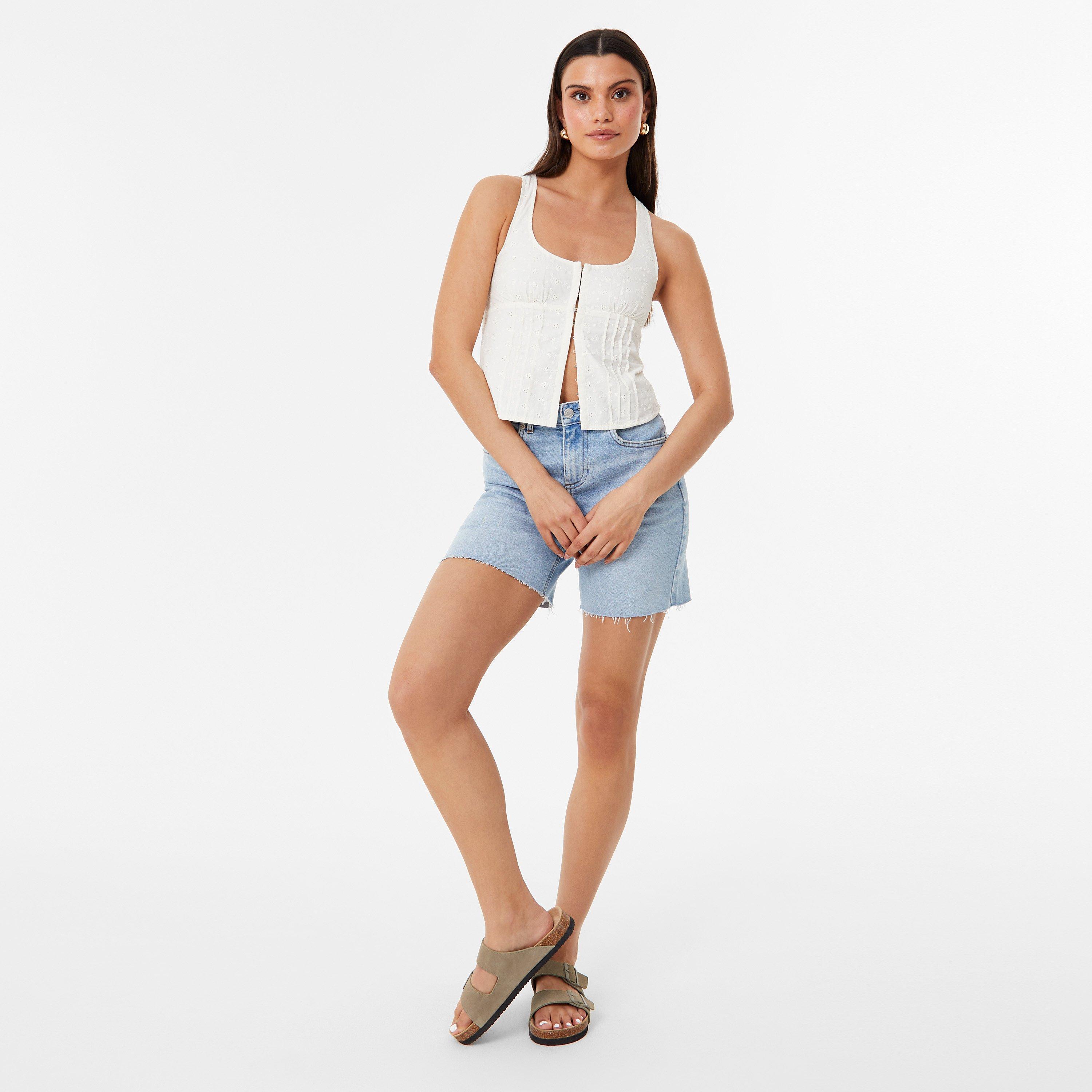 Jack Wills JW Broderie Corset Top