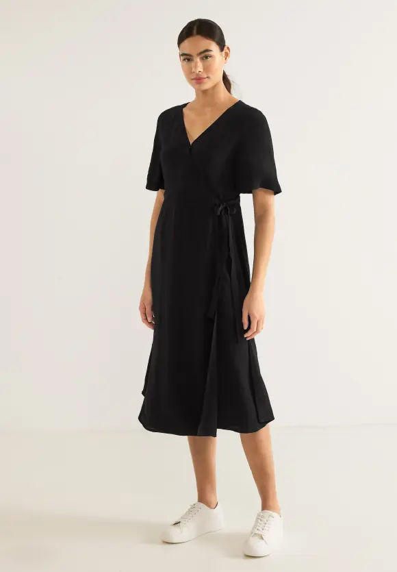 Kleid im Wrap Style - Black