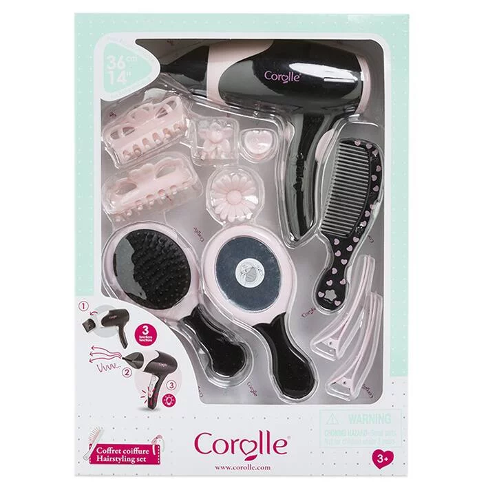 COFFRET COIFFURE - 14 ACCESSOIRES - COROLLE MON SALON DE COIFFURE