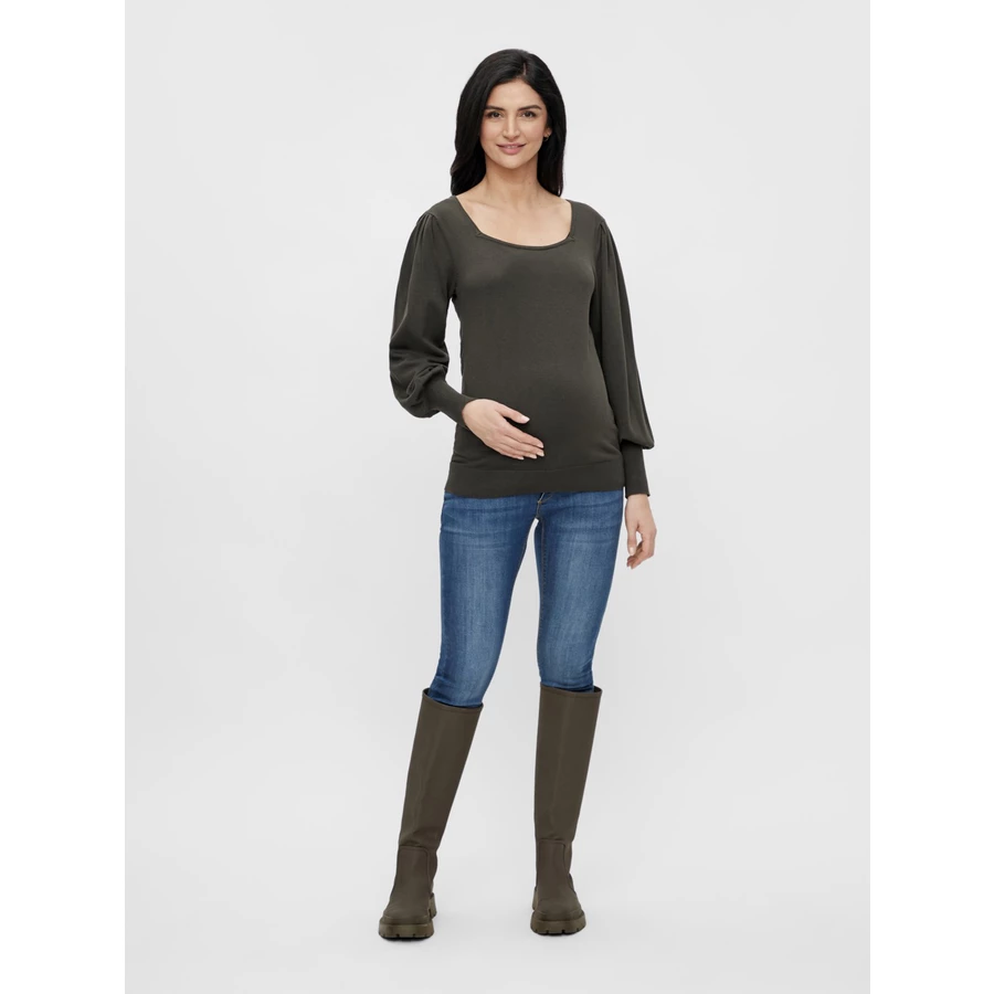 mama;licious Langarmshirt MLPAULINA Beluga