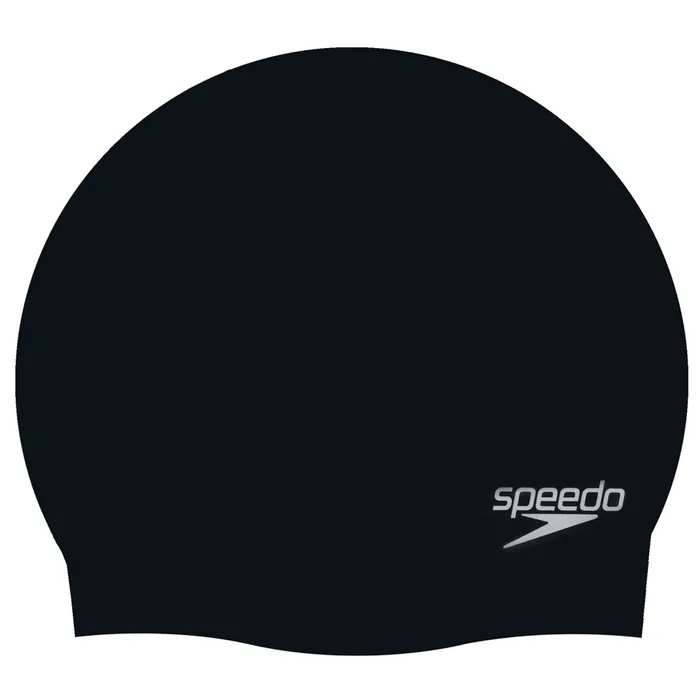 Speedo Plain Moulded Silicone Badmuts Senior
