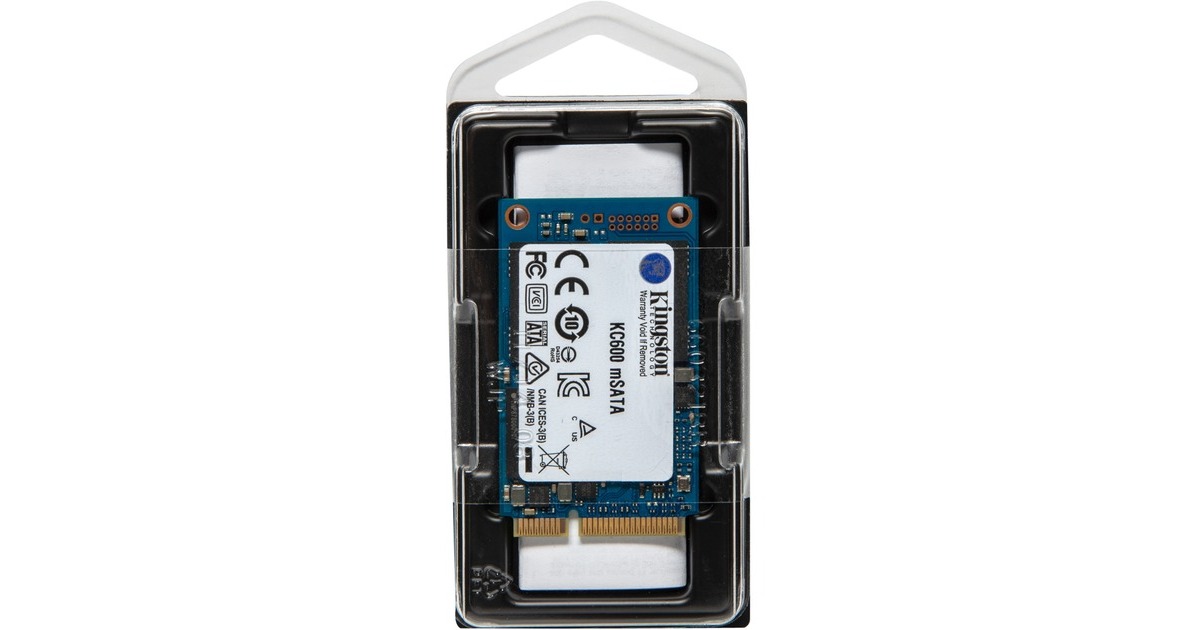 KingstonKC600 512 GB SSD  (SKC600/512G, SATA 6 Gb/s, mSATA)