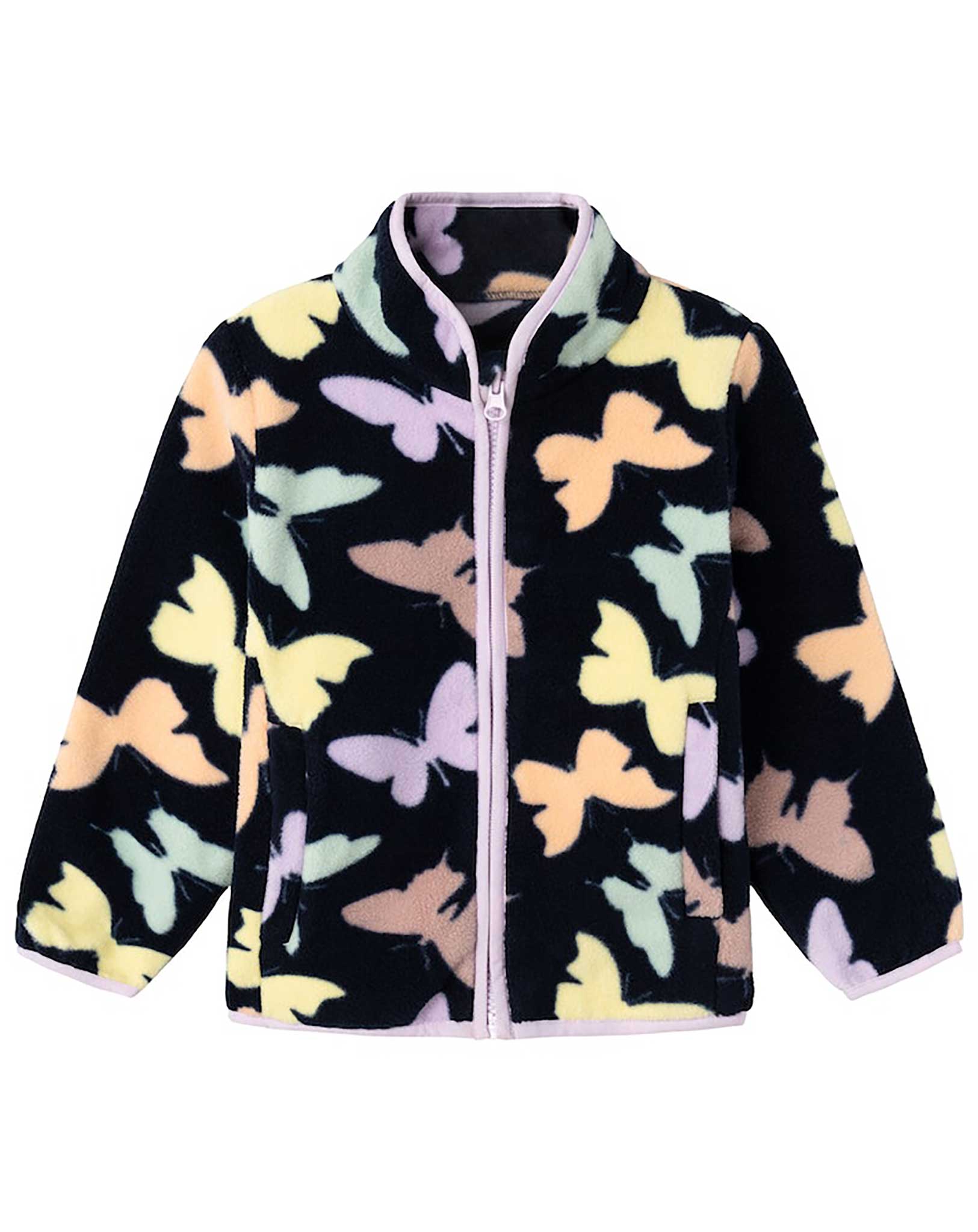 Fleecejacke NMFMEEKO BUTTERFLY in big dipper