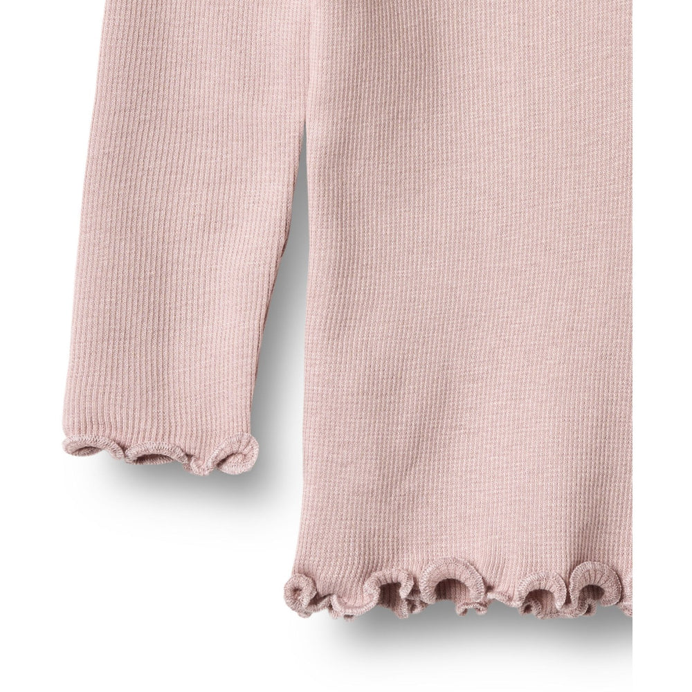 Køb Wheat Soft Lilac Rib Bluse Reese
