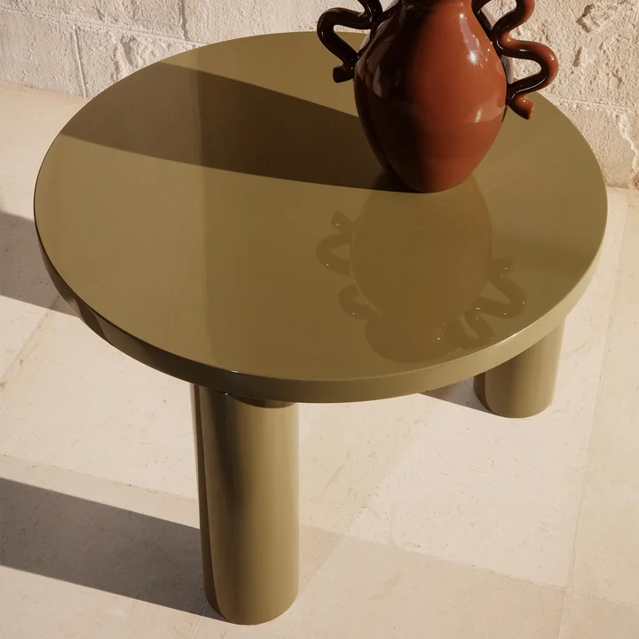 Ferm Living - Post Couchtisch Ø 65 x H 41 cm, cashmere