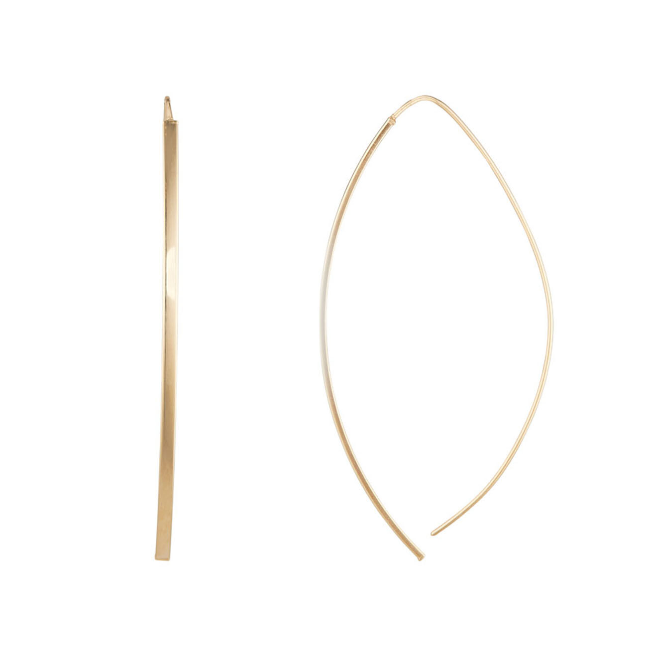 Instant d'Or Boucles d'oreilles Créoles Edna or jaune