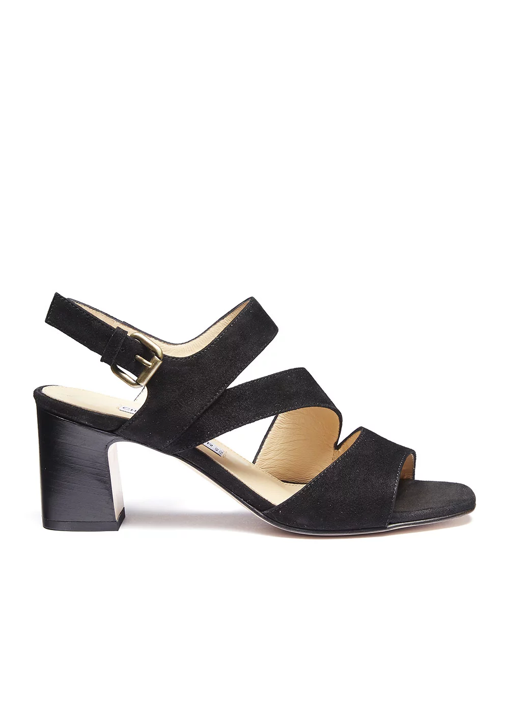 SANDALE LASSON VELOURS NOIR