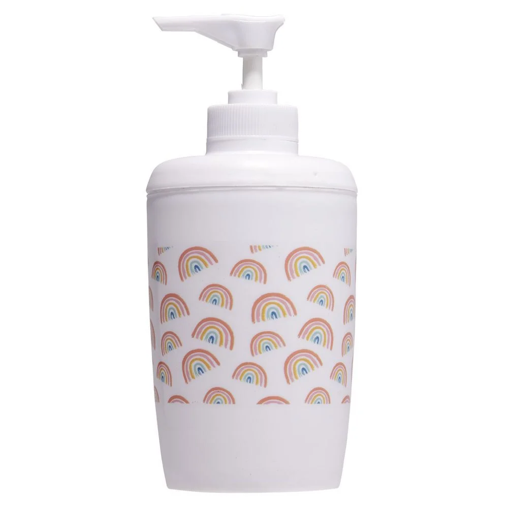 Distributeur de savon motif arc en ciel Ø7xH15,6cm