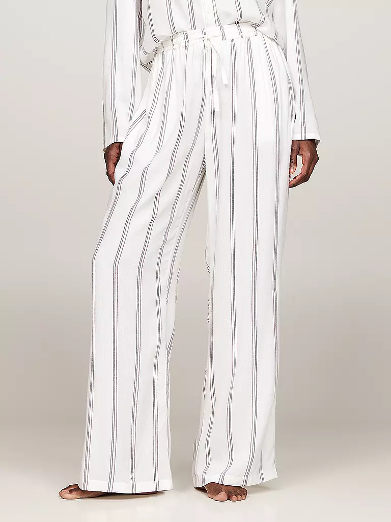 TOMMY HILFIGER Pyjamahose creme
