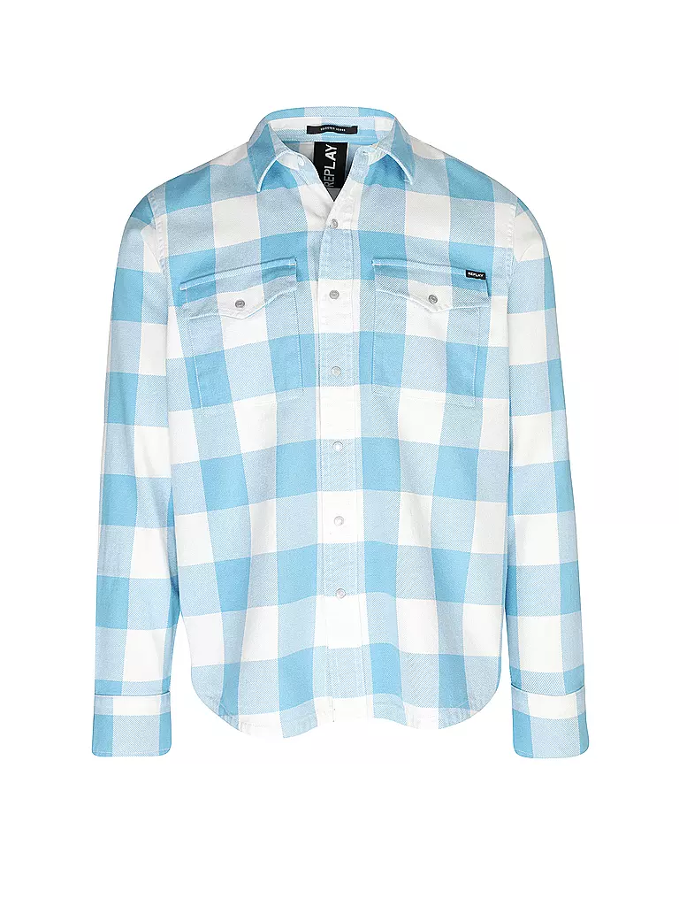 REPLAY Overshirt  türkis