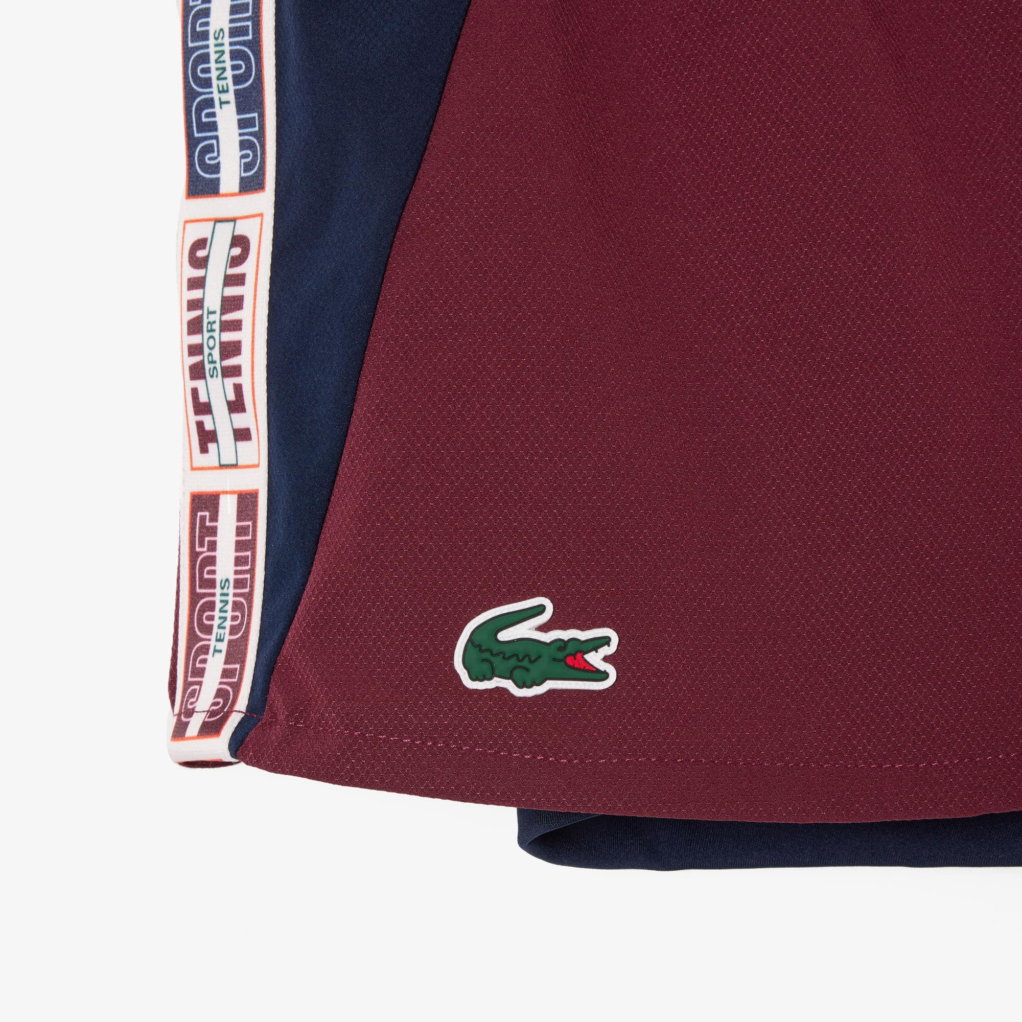 Short Tennis avec shorty intégré en tissu recyclé Shorts - Rouge - Lacoste - Femme