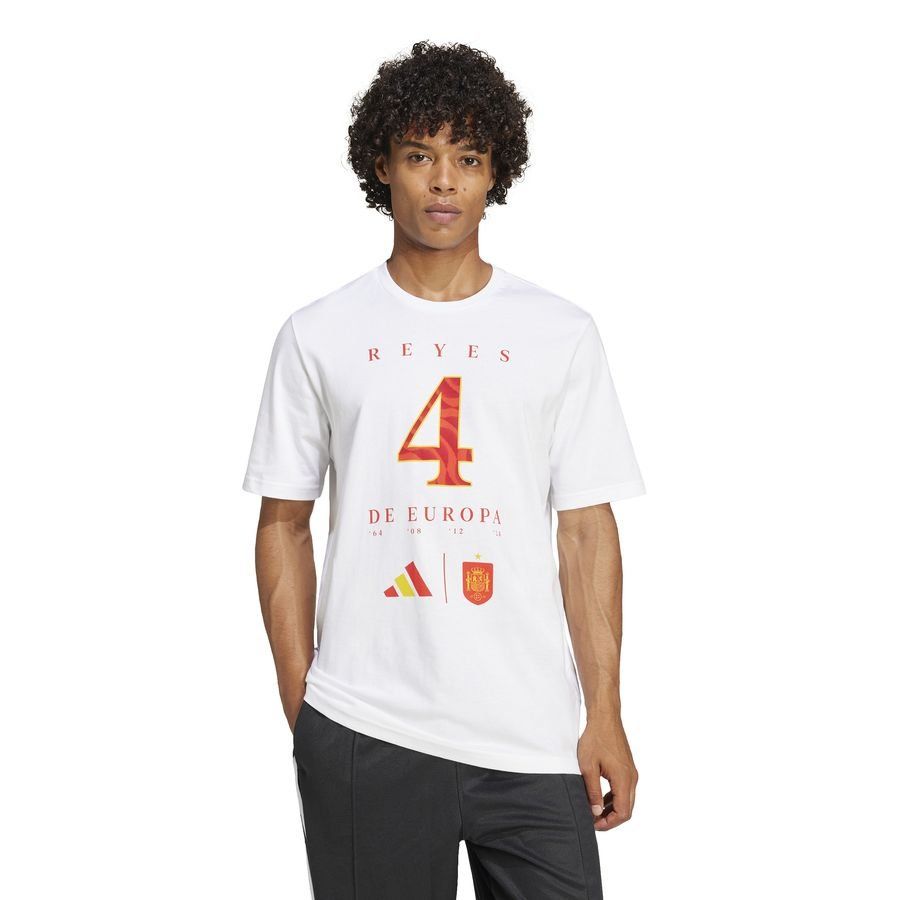 Espagne EURO 2024 Gagnant T-Shirt Reyes De Europa - Blanc