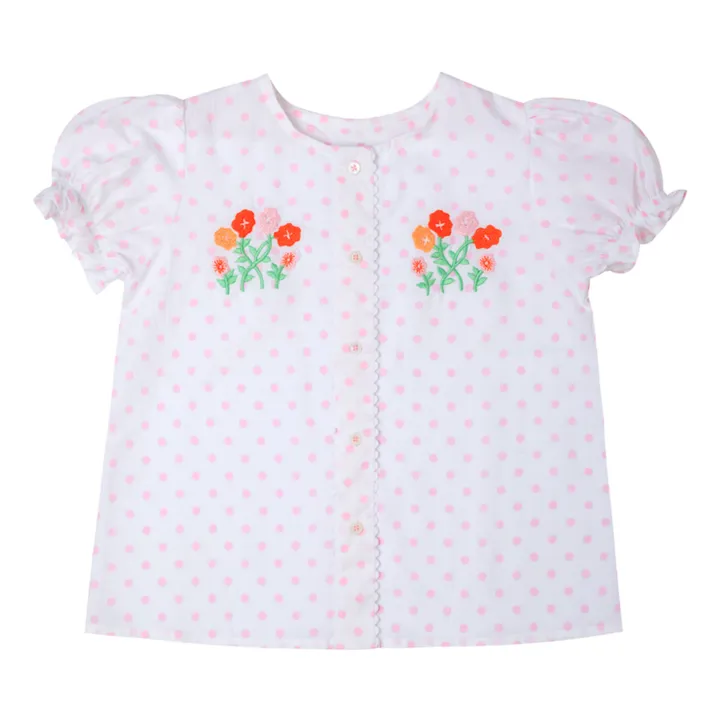 Kidsagogo Blouse Fernanda à Pois | Rose