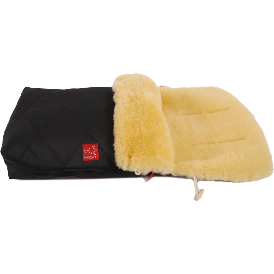 KAISER Winterfußsack Natura schwarz