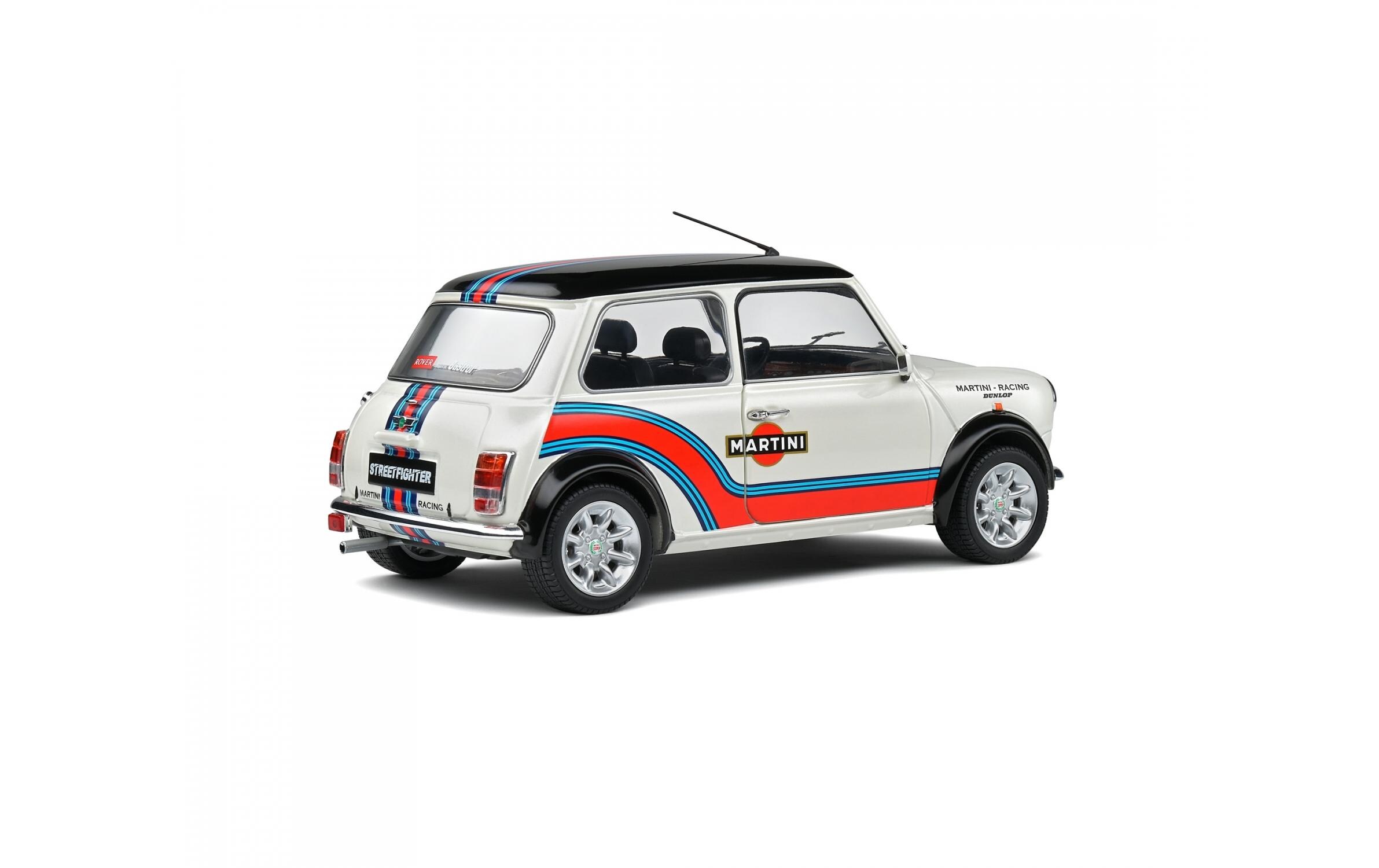 Sportwagen Mini Cooper Martini Evo, 1:18Detailgetreues Modellauto für Sammler im Massstab 1:18