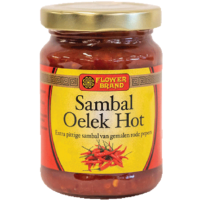Flower Brand Sambal Oelek Heet 200g