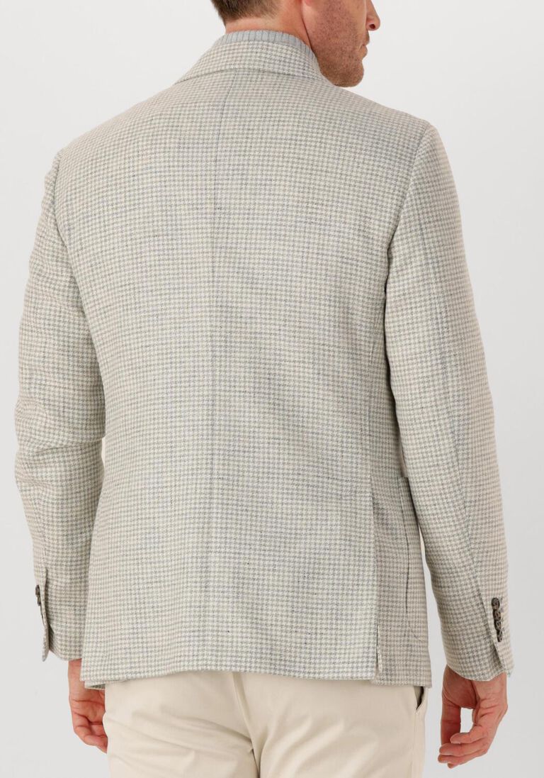 lichtgrijze lardini colberts giacca uomo iconic drop 7 reg