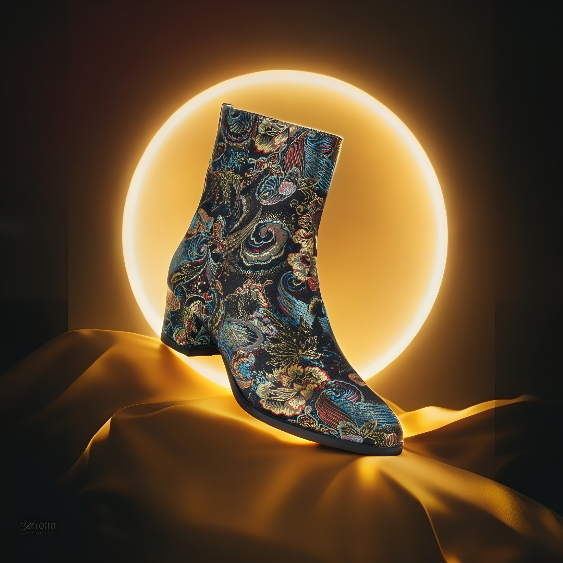 Shiny Shadow Lady Boot