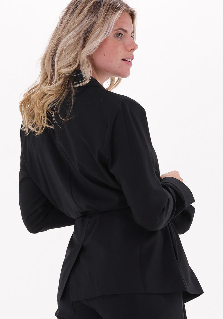 10DAYS zwarte 10days blazer belt wrap blazer