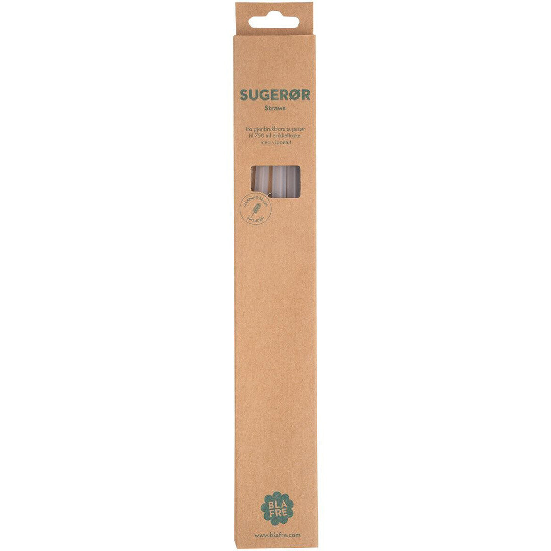 Blafre rietjes voor drinktuit - 750ml - 3st