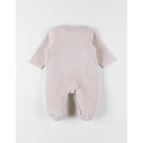 Pyjama dors bien velours beige Bali 3m - Bali Moka et Snow - NOUKIE 'S