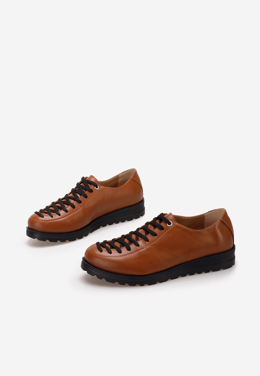 Chaussures casual femme chameau Modeva