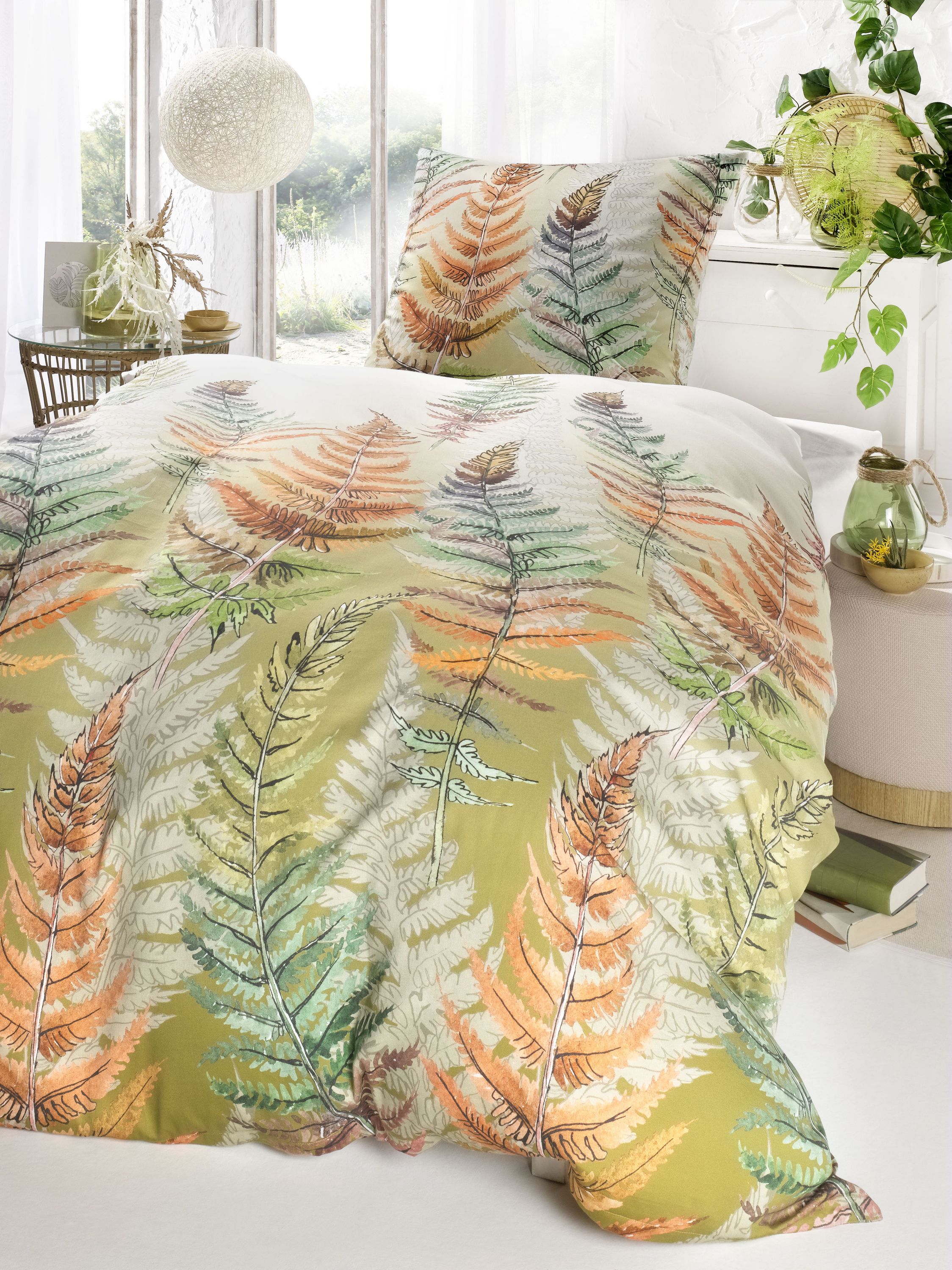 Bettwäsche Satin grün