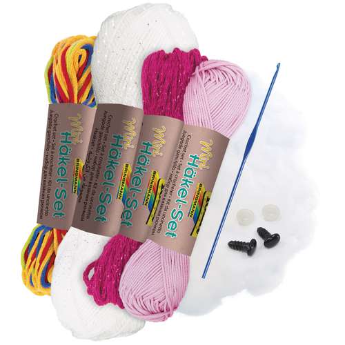 folia® Mini-Häkel-Set, Einhorn