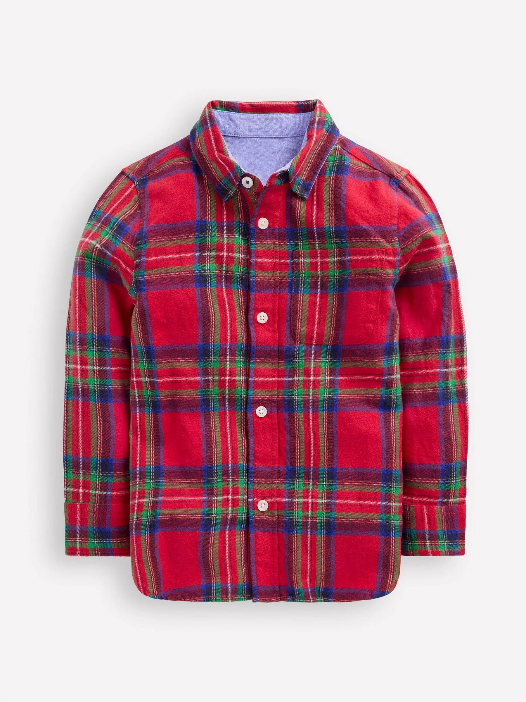 Rood - Boden Cosy Cotton Check Shirt