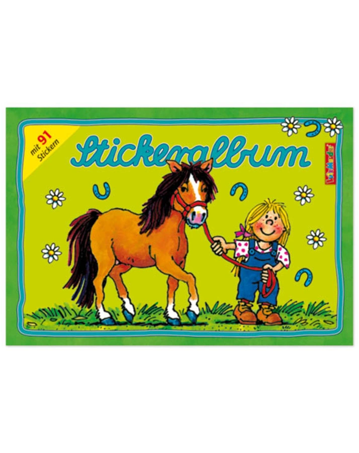 Stickeralbum MEIN PONYHOF PFERD in bunt