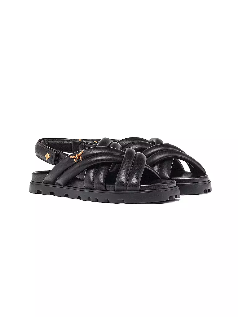 MCM Ledersandalen  schwarz