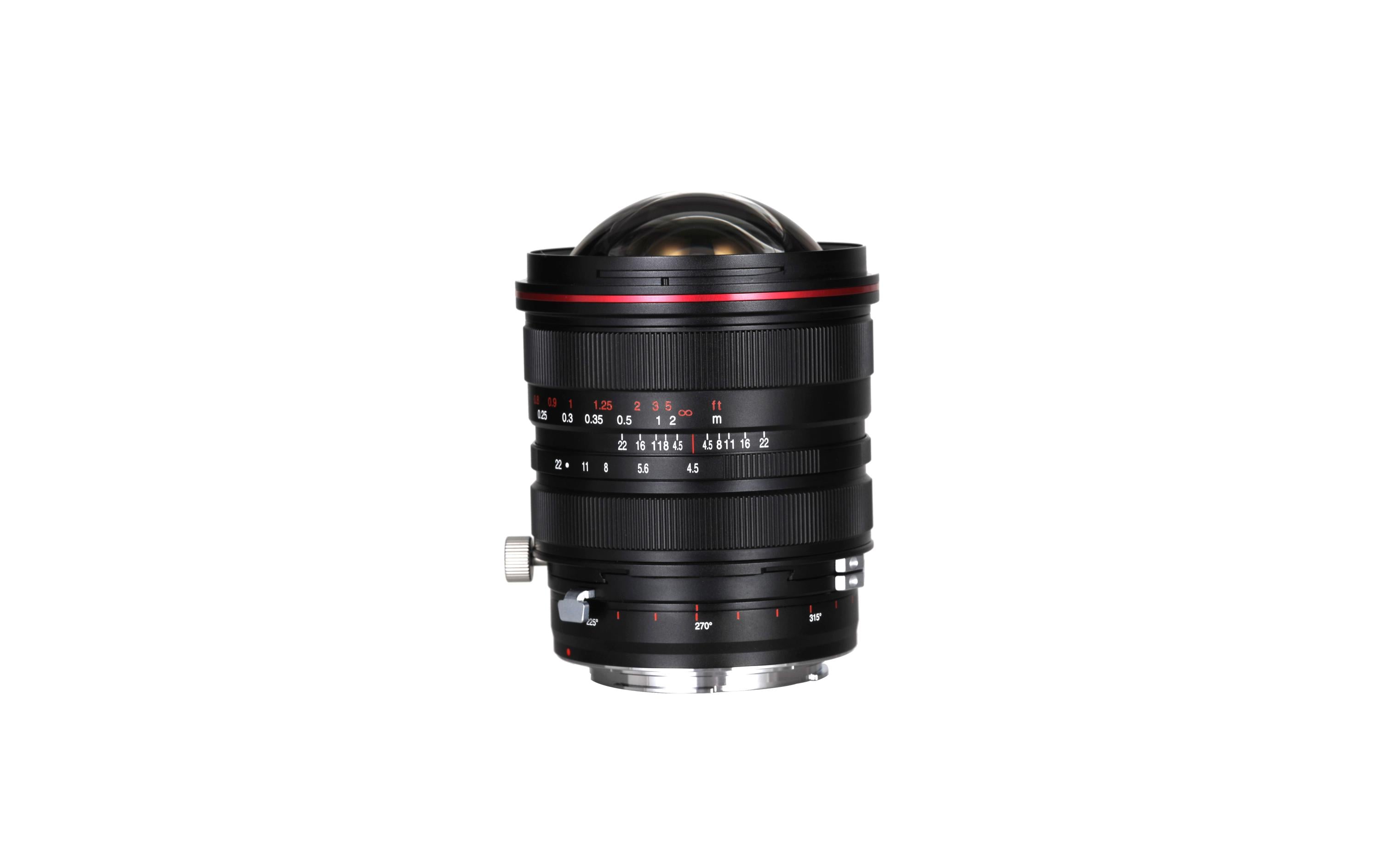 Festbrennweite 15 mm f/4.5R Zero-D Shift – Canon EF<br>Extrem weitwinkliges Objektiv für Vollformatkameras