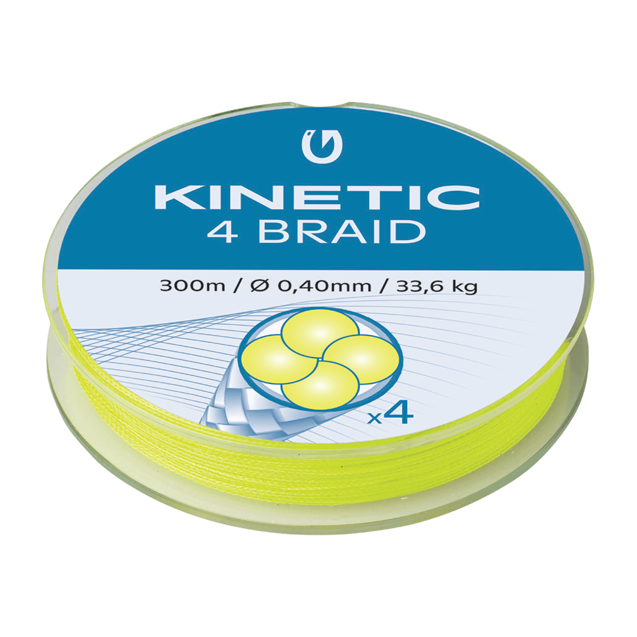 Kinetic Kinetic 4 Braid 300m - Fiskesene og snører