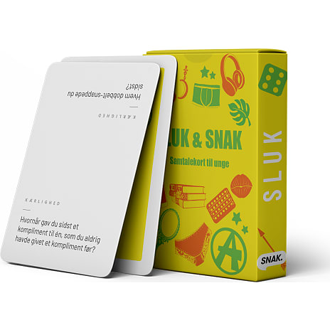 Sluk og snak - samtalekort for unge