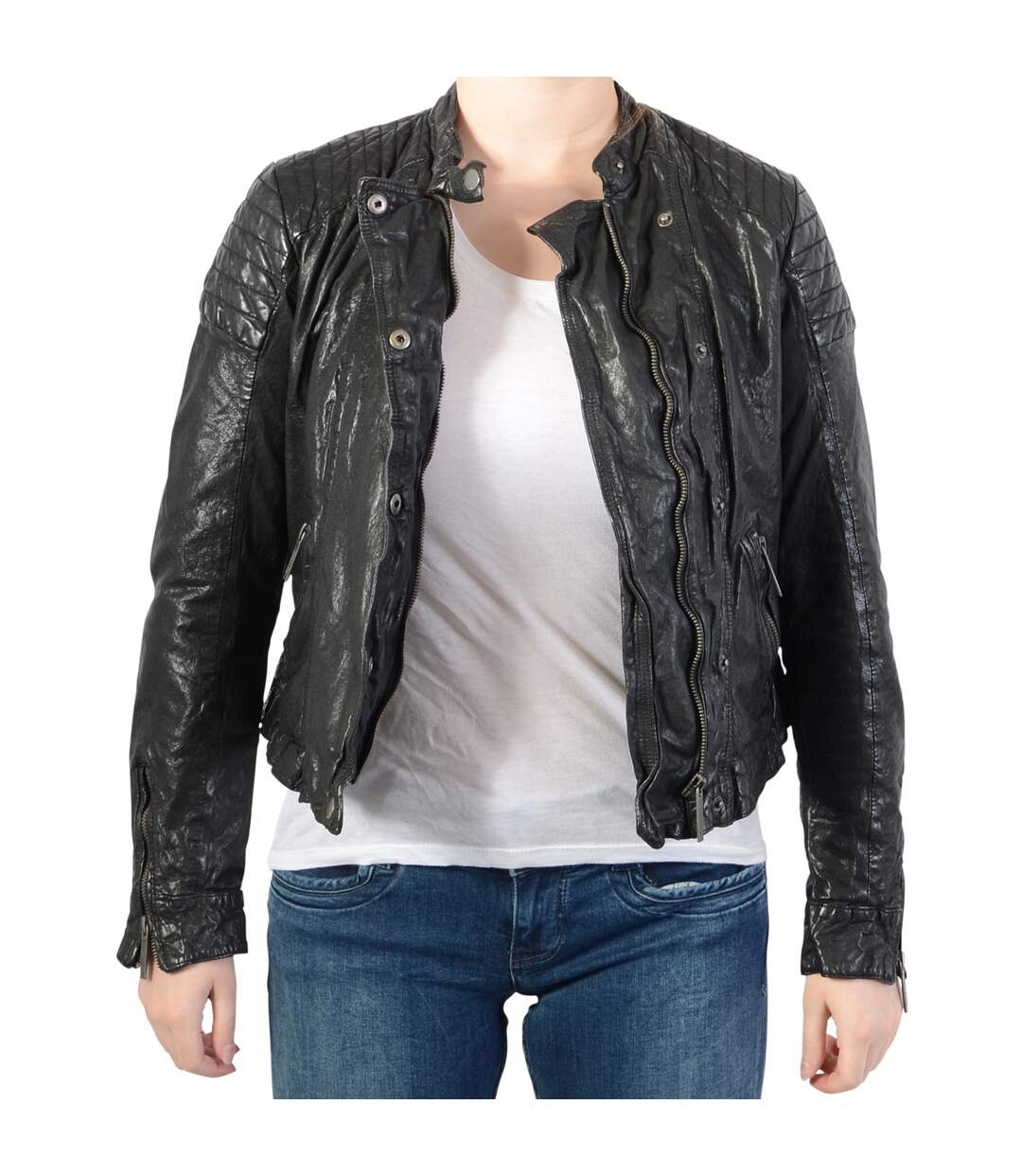Blouson Cuir Pepe Jeans Rocky