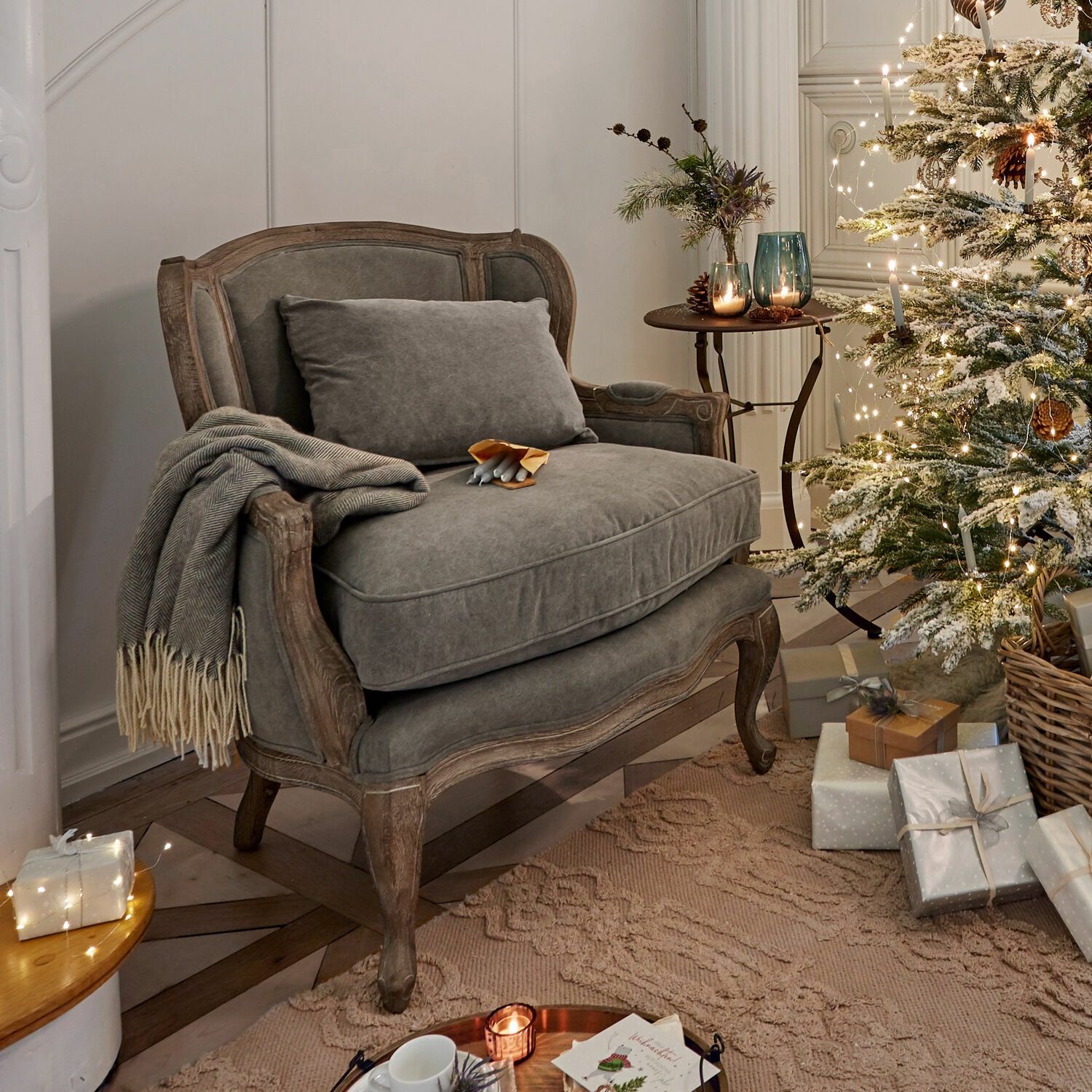 Sessel Kingswinford grau