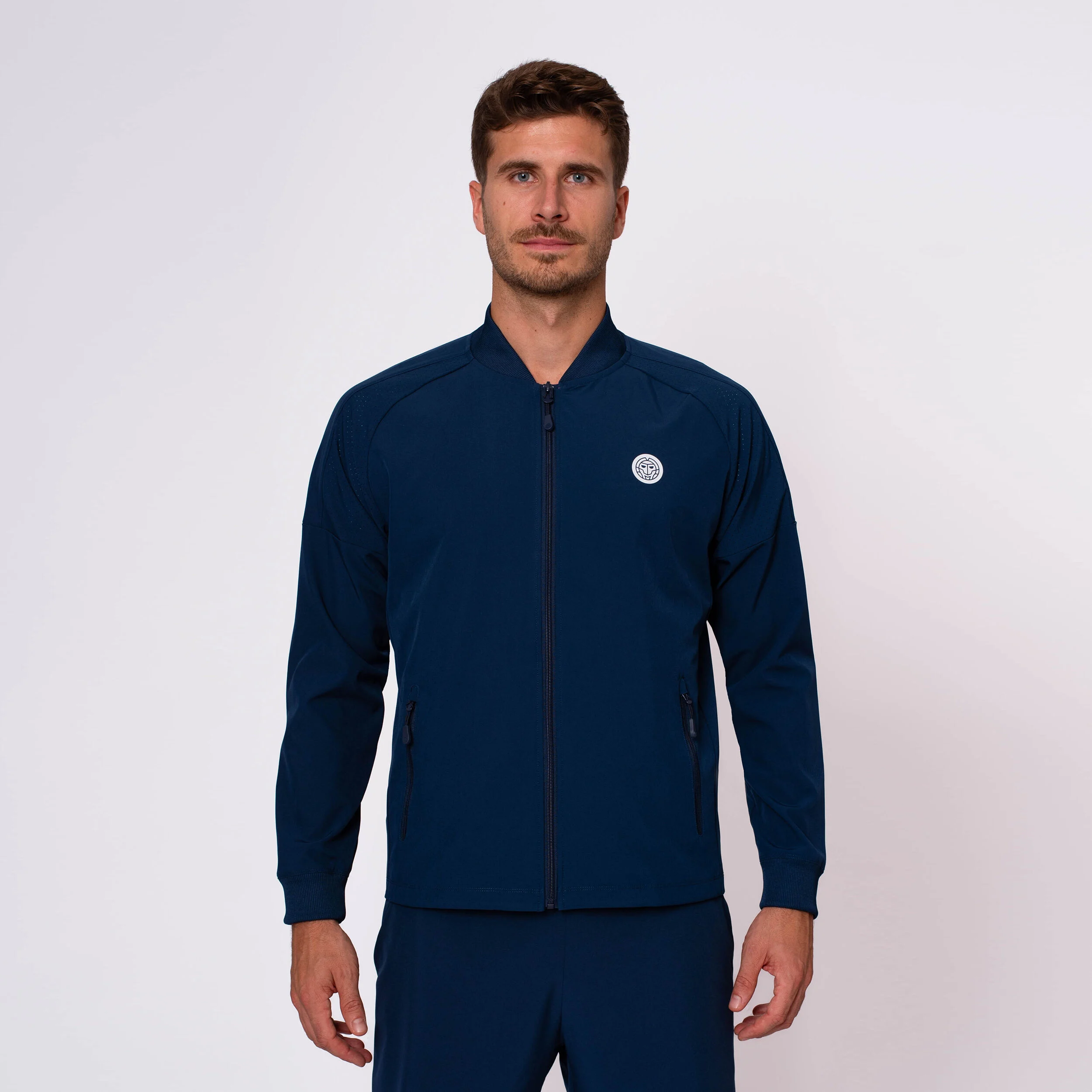 BIDI BADU Kaleido Printed Veste De Survêtement Hommes - Bleu Foncé