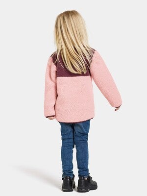 Didriksons Gosig Fleecetrøye, Dusty Pink