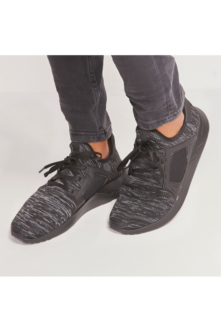Baskets noires fumées noires