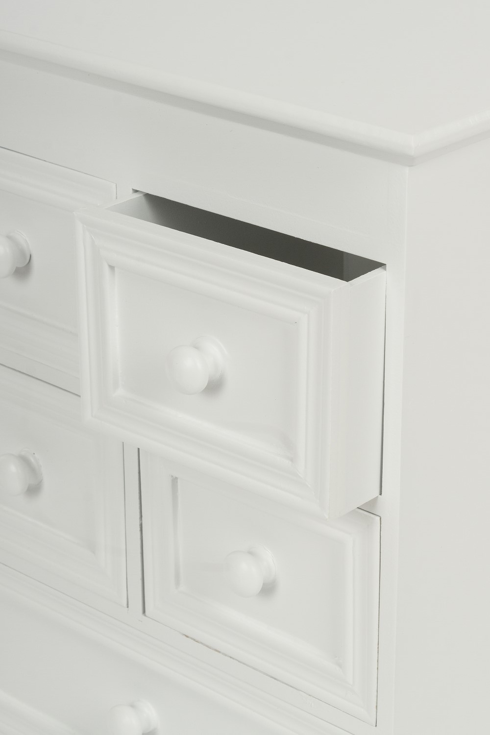 Schmuckkommode KLASSIK - weiß antik - 55 cm hoch