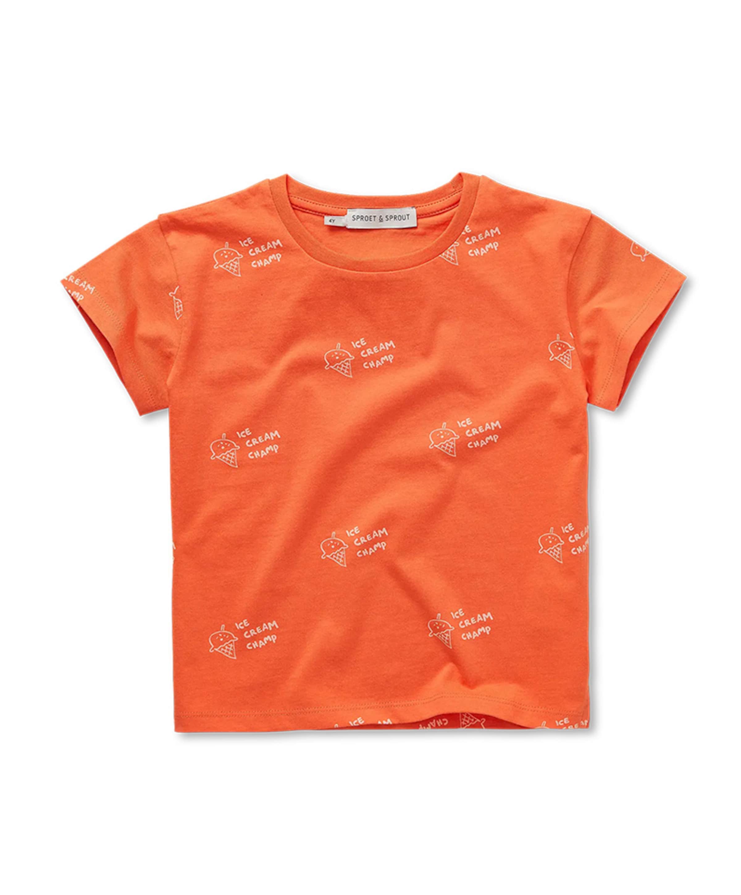 Sproet & Sprout Jongens T-shirt oranje