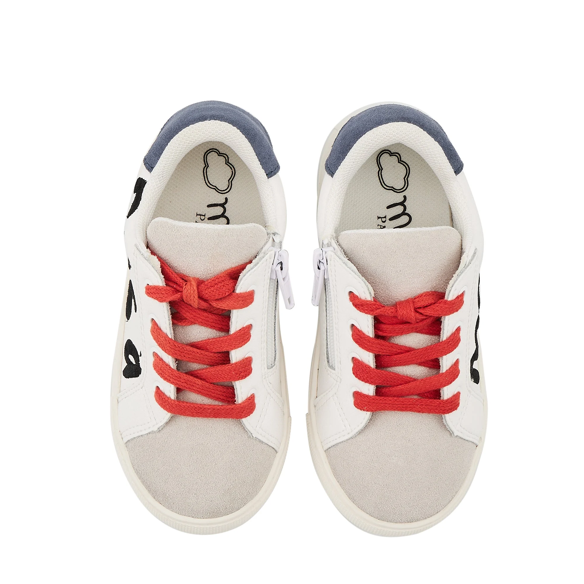 MINI SIMONE FILS À MAMAN - Sneakers en cuir | Blanc