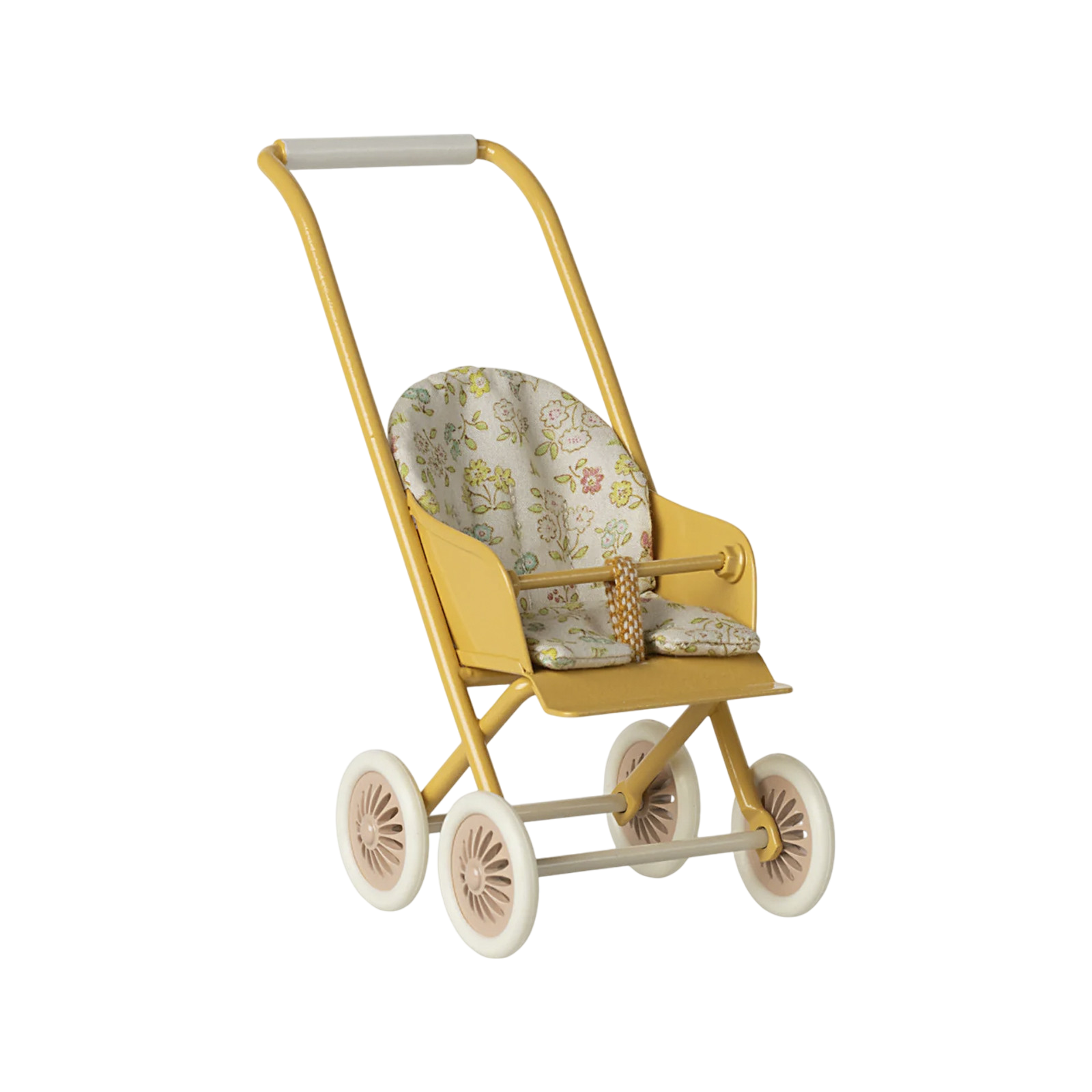 Maileg Kinderwagen Mikro Gelb
