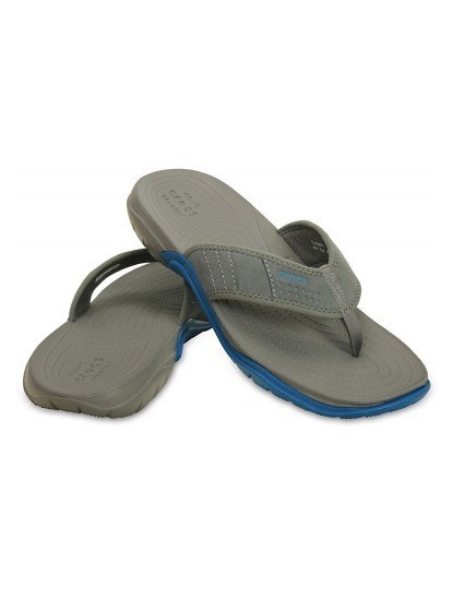 Swiftwater Flip Grey And Blue Multicolor Flip Flops