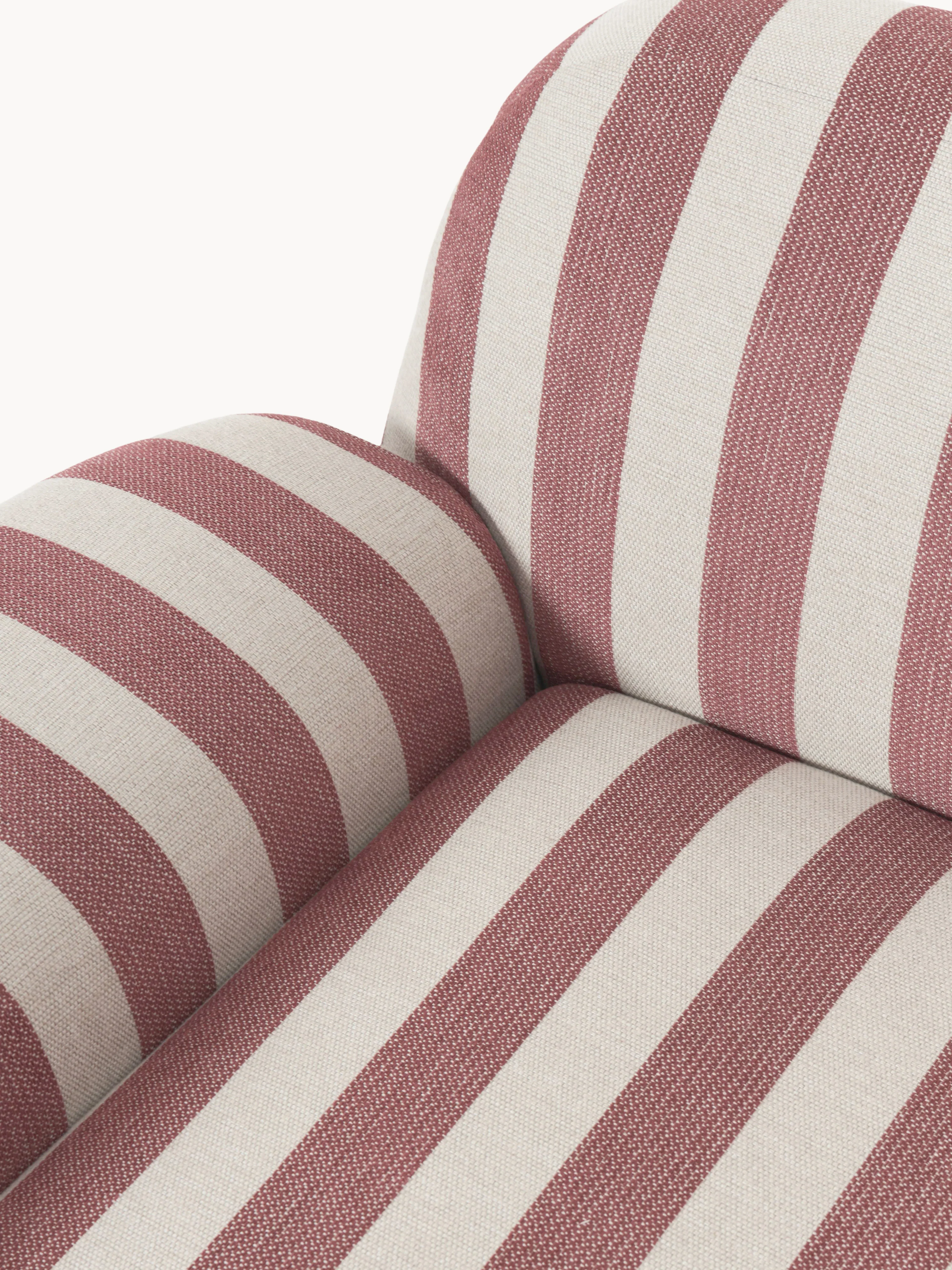 Gestreepte loungefauteuil Wolke