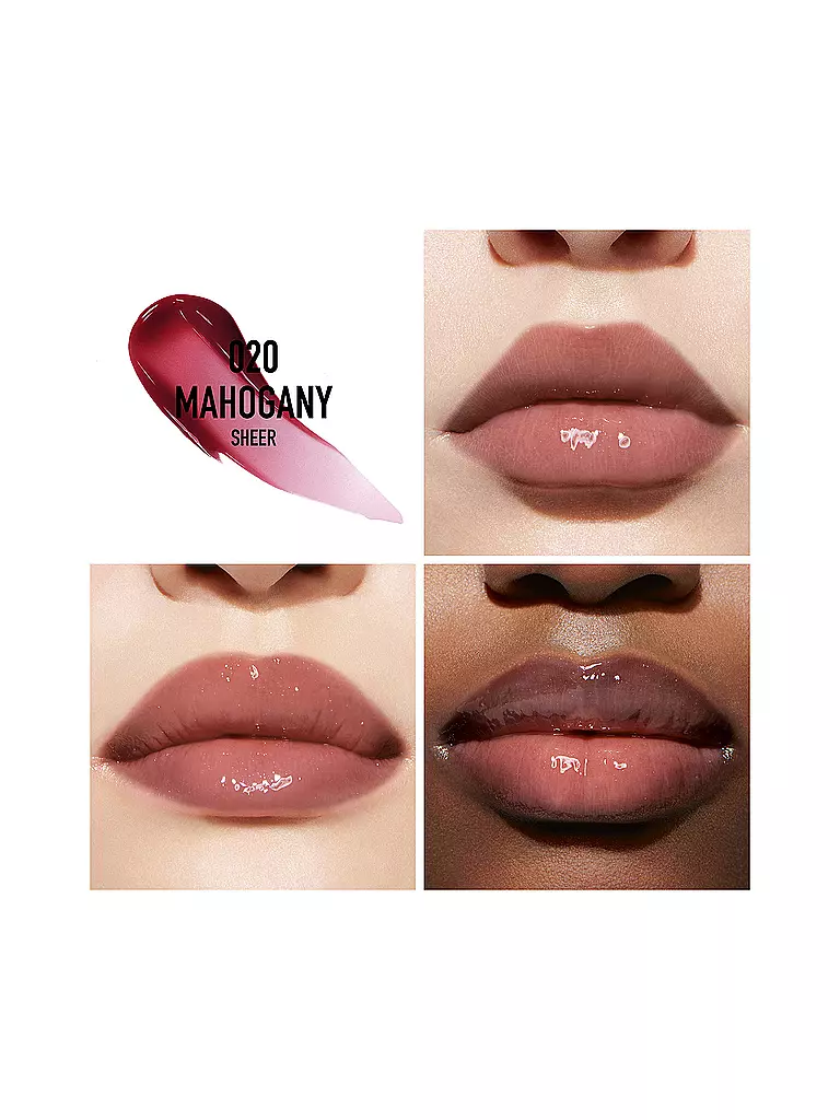 DIOR Lipgloss - Dior Addict Lip Maximizer ( 020 Mahagony )  dunkelrot