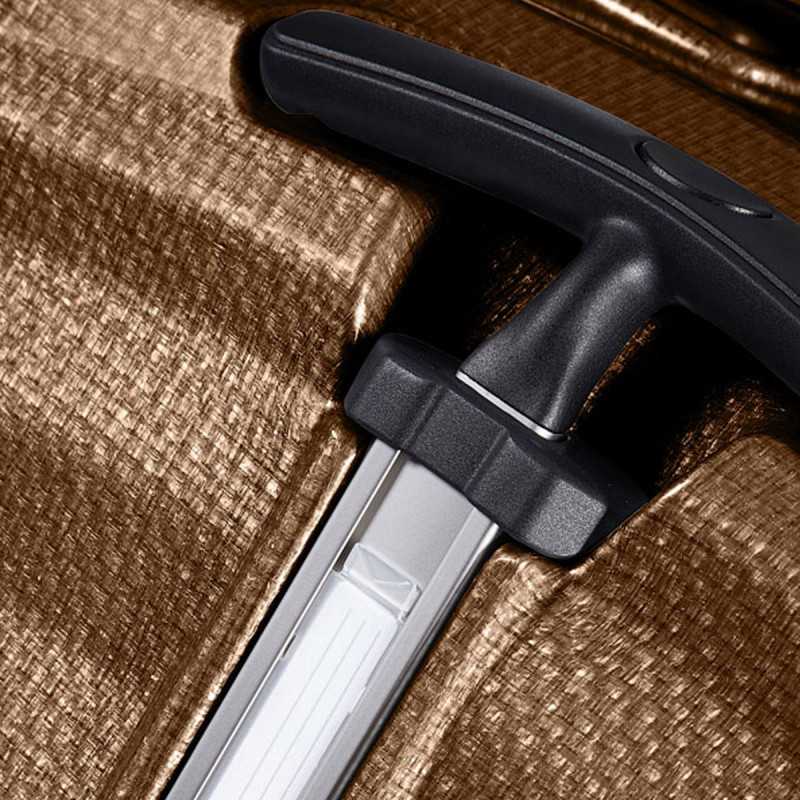 Valise rigide Lite-Shock 69 cm Marron
