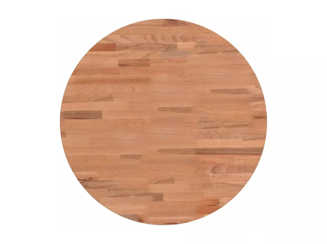 Table de bar Ø60x90,5 cm bois massif de hêtre