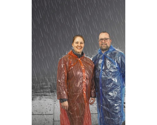 Vinyl regenponcho, diverse kleuren